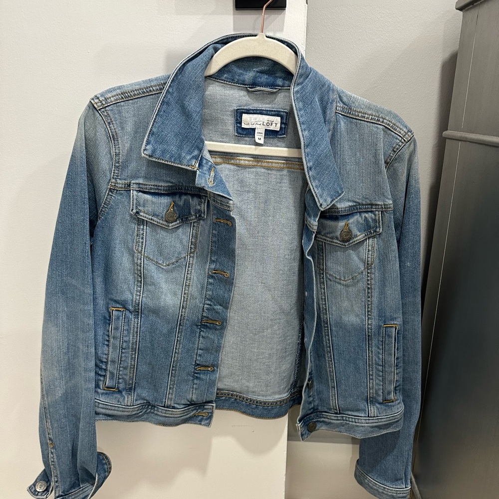 LOFT Light Blue Jean Jacket